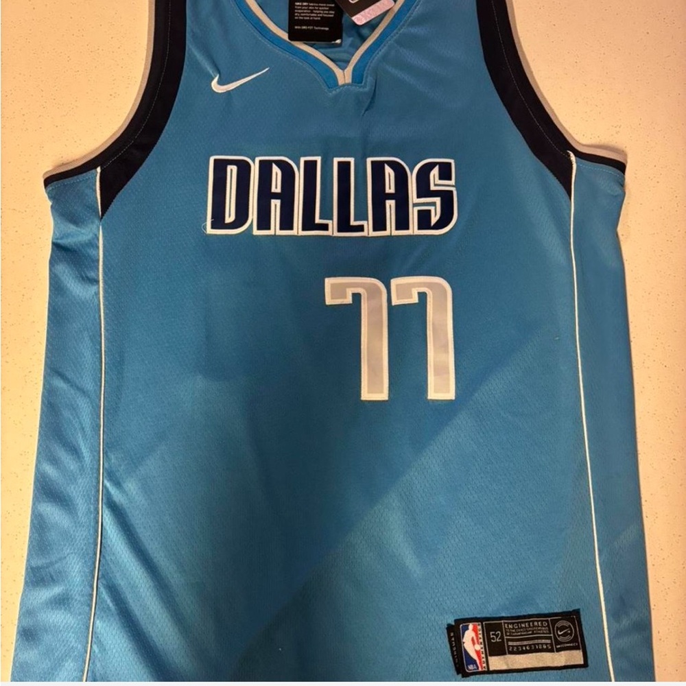 Nike Men's Dallas Blue Basketball Jersey